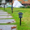 thumbnail image 5 of LOLIPPYY 4-Pack Solar Pathway Lights Outdoor Solar Powered Landscape Lighting for Yard Walkway Lawn Patio Driveway Warm Glow (Black), 5 of 7