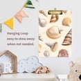 thumbnail image 4 of FORMRS Acrylic Clipboard with Low Profile Clip Standard A4 Letter Size, 12.5" x 9", Beige Watercolor Seashells, 4 of 8
