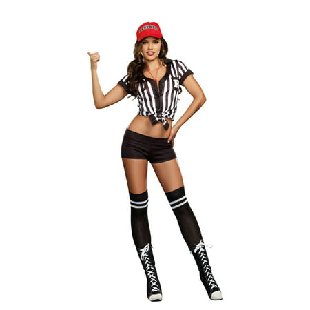 Adult My Game, My Rule Ref Costume by Dreamgirl 9494