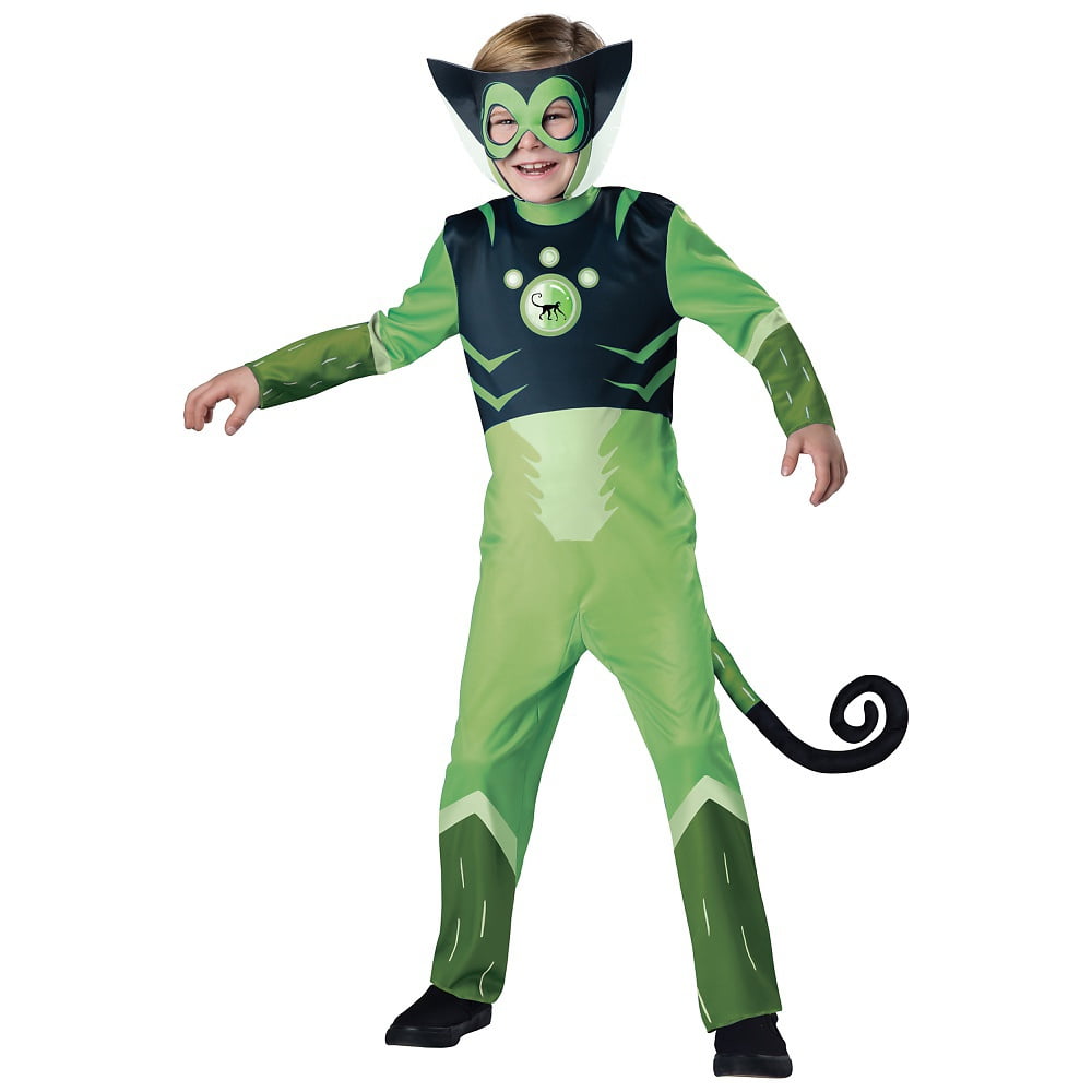 Aviation Inaccessible expiration Value Wild Kratts Child Costume Green Spider Monkey - Medium - Walmart.com