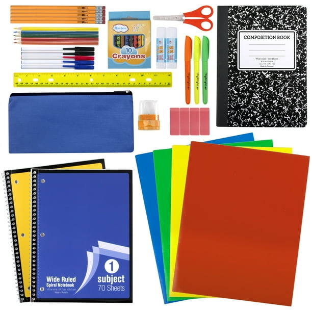 School Supply Kit 45 Piece CASE OF 12