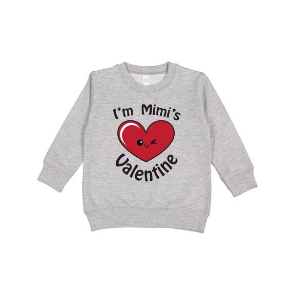 Inktastic I'm Mimi's Valentine Toddler Sweatshirt
