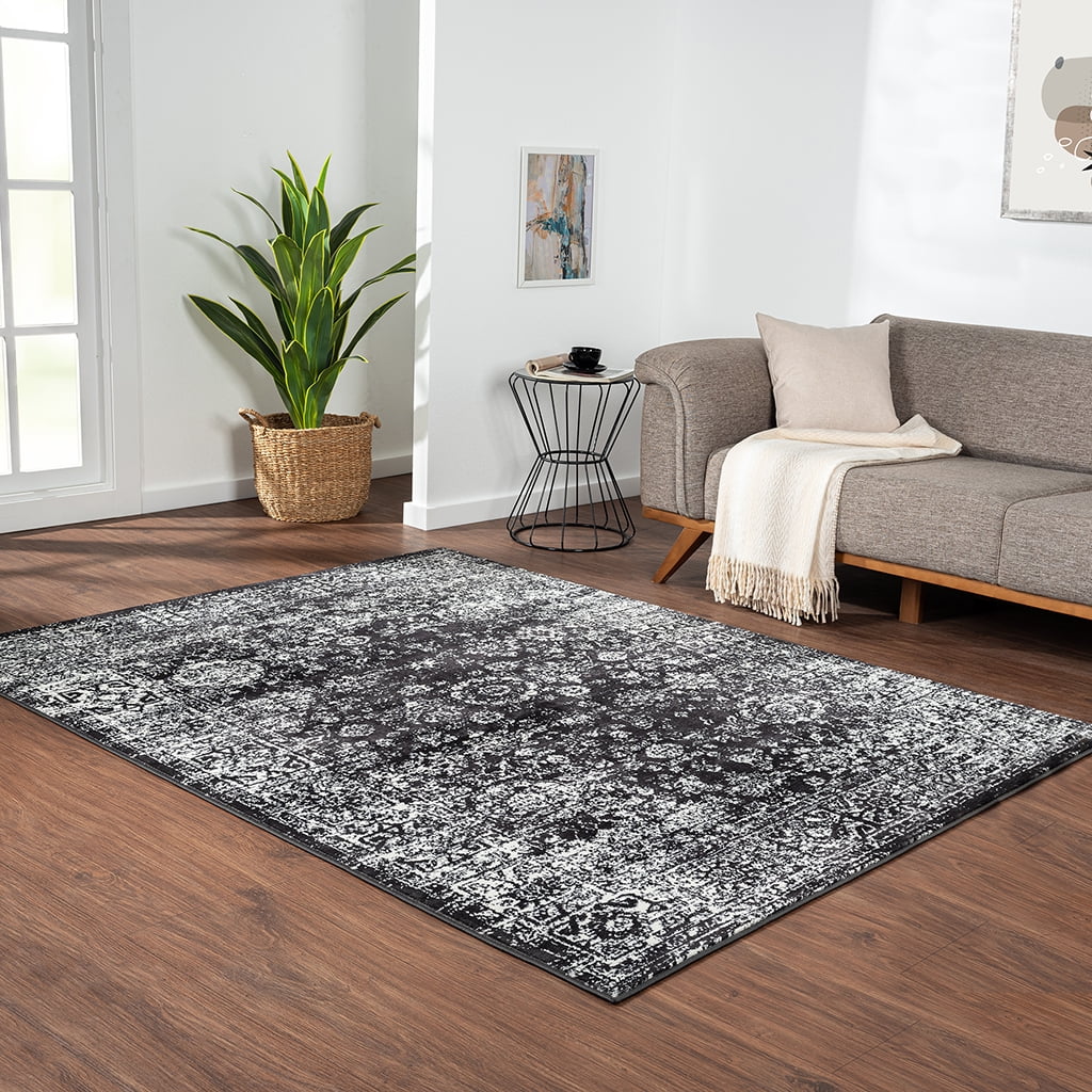 MAYEERTY 8'x10' Vintage Persian Woven Area Rug for Living Room Bedroom
