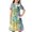 Multicolor-62, variant on Avrntaa Summer Short Sleeve Dress for Girls Graphic Print A-Line Maxi Dresses Breathable Flowy Sundress for 4-14Y