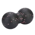 thumbnail image 4 of Pelota Masaje Miofascial Doble EPP Negra Terapia Muscular Pilates Yoga 16x8cm, 4 of 9