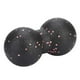 thumbnail image 4 of Pelota Masaje Miofascial Doble EPP Negra Terapia Muscular Pilates Yoga 16x8cm, 4 of 9