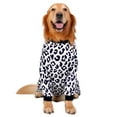 thumbnail image 2 of HDE Dog Pajamas One Piece Lightweight Jumpsuit for M-3XL Dogs Snow Leopard 3XL, 2 of 7