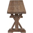 thumbnail image 4 of Uttermost Stratford Farmhouse Solid Wood Bench in Brown Finish, 4 of 7