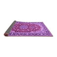thumbnail image 2 of Ahgly Company Indoor Round Medallion Purple Traditional Area Rugs, 8' Round, 2 of 4