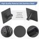 thumbnail image 2 of Juego de 2 ganchos de pared adhesivos MACHAO acero inoxidable sin taladrar color negro, 2 of 5