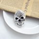 thumbnail image 4 of Broches para mujeres Punk Rock con Rhinestones Halloween Joyería moderna Estilo Esqueleto Diseño hueco Ropa para Homme Party Antique Plata Advancent AP004671-02, 4 of 7