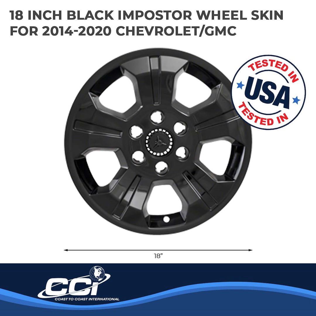 Coast To Coast IWCIMP392BLK IMPOSTOR ® WHEEL COVER