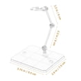 thumbnail image 3 of MOVTOTOP 4pcs Action Figure Stands Action Figure Display Holder Adjustable Doll Model Supports, 3 of 6
