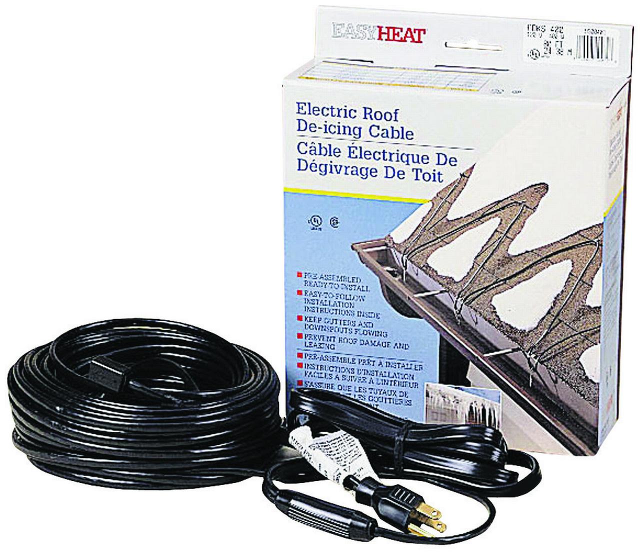 Easy Heat Adks 300 60 Foot 300 Watt Roof Gutter Deice Kit Walmart Com Walmart Com