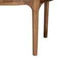 thumbnail image 5 of Baxton Studio Prospero Round Travertine Coffee Table - Modern Accent Table with Mango Wood Frame for Living Room or Seating Areas, 5 of 7