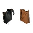 thumbnail image 2 of Jumpingount Práctico bolso de hombro para mujer con amplia aplicación, buenos regalos, bolso tipo cubo a la moda, gran capacidad Bolsas de mensajero y de hombro marrón, 2 of 6