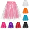 thumbnail image 4 of Tutu Skirts for Women Teens, Women's Mini/Midi/Maxi Tulle Skirt Bridesmaid Petticoat Tutu for Women Womens Tutu Skirt 80s for Women Holiday Tutus for Women and Girls, 4 of 4