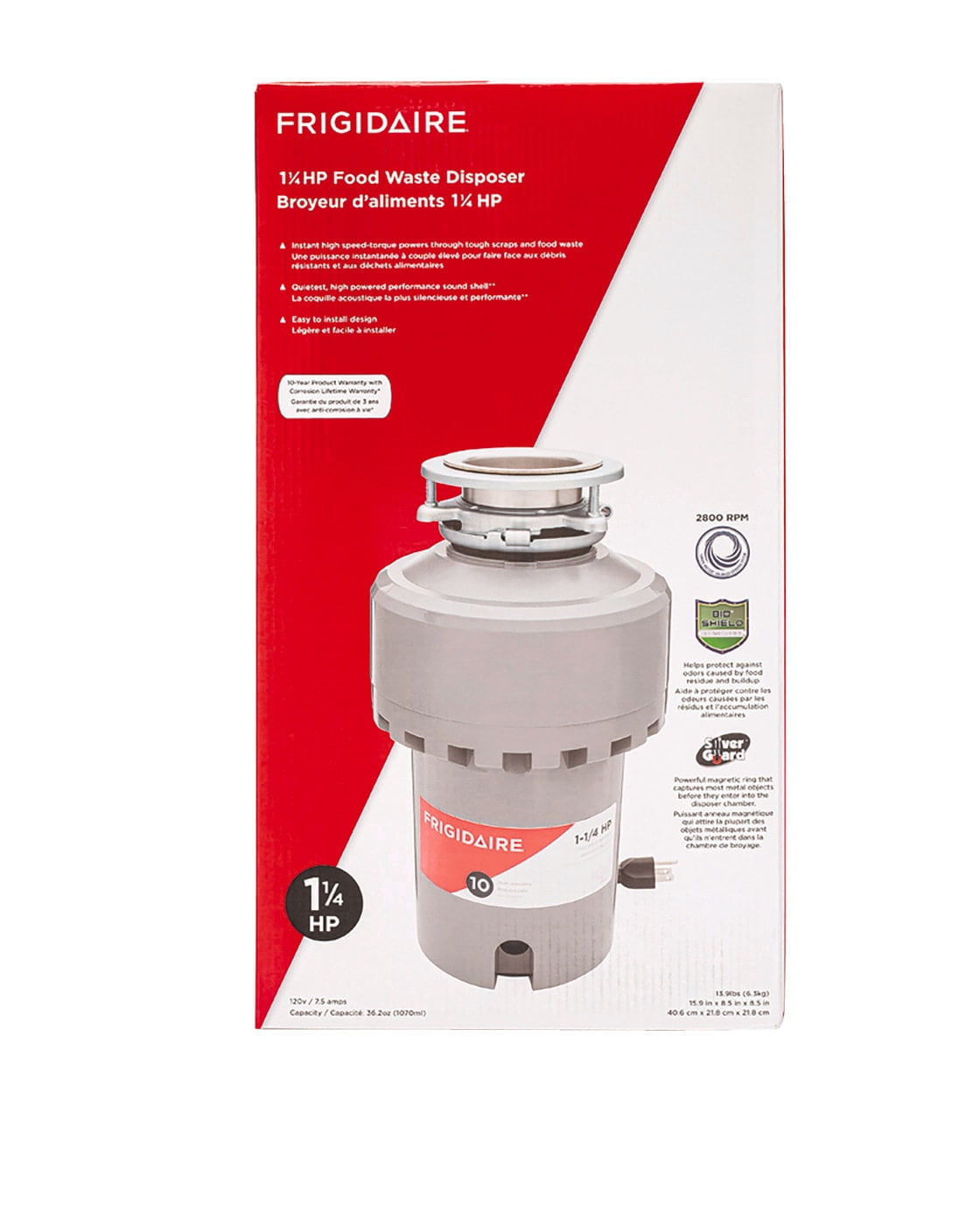 1.25HP Corded Disposer