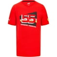 thumbnail image 2 of Scuderia Ferrari F1 Puma Men's Carlos Sainz #55 Driver T-Shirt-Black/Red, 2 of 4