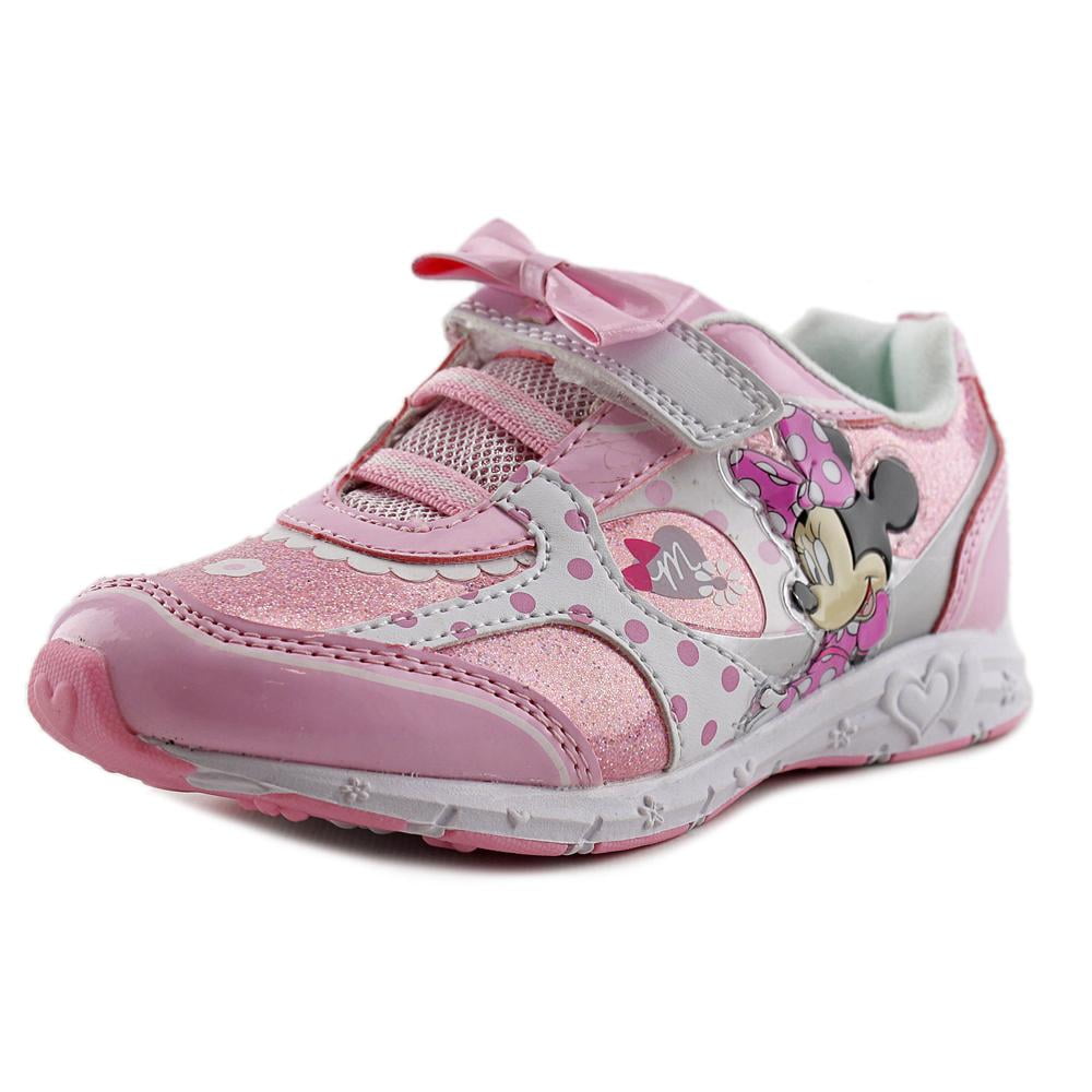 Disney Girls Minnie Mouse Light Up Sneakers 11 Little Kids