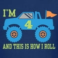 thumbnail image 3 of CafePress - 4Th Birthday Monster Truck Kids Dark T Shirt - Dark T-Shirt Kids XS-XL, 3 of 4