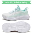 thumbnail image 6 of PPCHVOMEY Fashion Sneakers Women Arch Support Mesh Breathable Lightweight Athletic Shoes with Non-Slip Sneakers Unisex for Running Casual & Work, 6 of 8