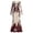 Beige, variant on Xijirk Women Halloween Skeleton Rose Printed Maxi Dress Long Sleeve Crewneck Fitted Floor Length Outfit for Evening Party Themed Occasion,XL
