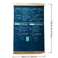 thumbnail image 3 of Prayer Mat, Multi-Functional Floor Mat with English Reading Arabic Recitation Guidance Rug for Daily Home Travel Use, 43x28in, 3 of 6