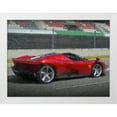 thumbnail image 2 of Stephen Chambers 18x15 White Modern Wood Framed Wall Art Titled - Ferrari Daytona Sp3 9, 2 of 6