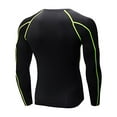 thumbnail image 2 of LANBAOSI Compression Tops for Men Quick Dry Lightweight Male Base Layer Long Sleeve T Shirt Mens for Cycling Skiing Running Hiking Size Large, 2 of 4