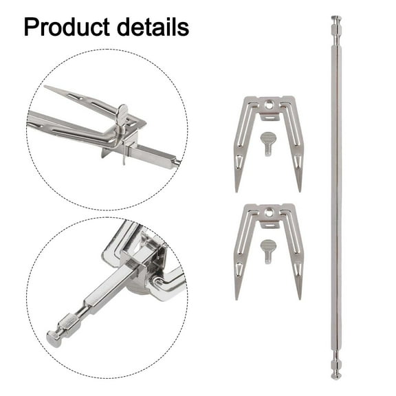 Stainless Steel Rotating Fork For Electric Oven And Air Fryer For Roasting