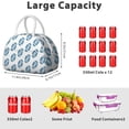 thumbnail image 4 of Reusable Sports Lnsulated Lunch Bag for Women & Men - Leakproof Water-Resistant Cooler Tote, Large Capacity for Work,Travel,Picnic,Beach & Office., 4 of 4