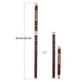 thumbnail image 2 of Pluggable Bitter Bamboo Flute Dizi Traditional Handmade Chinese Musical Woodwind Instrument Key of C Study Level Professional Performance, 2 of 7