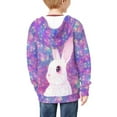 thumbnail image 4 of DISNIMO Galaxy Rabbit Hoodie Girls Star Zip Hoodie Kids Girls Hoodie Coat Boys Hoodie Sweatshirt Zipper Hooded Sweatshirts for Teens Girl Hoodie 14-16 Childrens Hoodie Jackets for Juniors Animal, 4 of 7