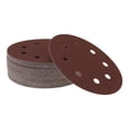 thumbnail image 1 of Hojas de lijado de gancho y lazo Unique Bargains 180x180mm rojas 80 grano para un lijado y pulido eficiente en la fabricación y reparación de automóviles y trabajos en madera, 1 of 7