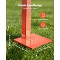 thumbnail image 4 of VEVOR 36 in T Post Puller, Heavy Duty Fence Post Pullers with Puller Plate & 47 in Lifting Chain, Labor-Saving T-Post Remover Tool for Round Fence Posts, Sign Posts & Tree Stumps, 4 of 9