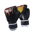 thumbnail image 2 of Vsenkes Boxing Gloves Fighting Gloves Sparring Gloves for Muay Thai Karate Grappling Black for Adults, 2 of 9