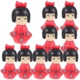 thumbnail image 1 of 10 Uds. Micropaisaje japonés muñeca con kimono plástico muñeca con kimono restaurante japonés adorno de mesa, 1 of 5
