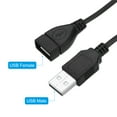 thumbnail image 3 of Unique Bargains USB Extension Cable with ON/Off Switch Extension Power Cords Adapter with LED Indicator Black 2 Pack, 3 of 5
