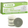 thumbnail image 3 of Protector de pared para puertas a presión vmaisi WS-04White, paquete de 4 unidades, blanco, 3 of 9