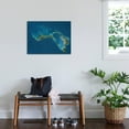 thumbnail image 3 of Art.com Grand Bahama and Abaco Islands, Bahamas, Satellite Image Photographic Print, 32" x 24", 3 of 4
