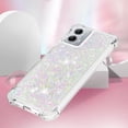 thumbnail image 5 of Slim Fit Phone Case for Motorola G 5G 2023,Soft TPU Glitter Liquid Quicksand Effect Silicone Stylish Case,Screen and Camera Protection Cover for Moto G 5G 2023,LSWT Colorful, 5 of 14