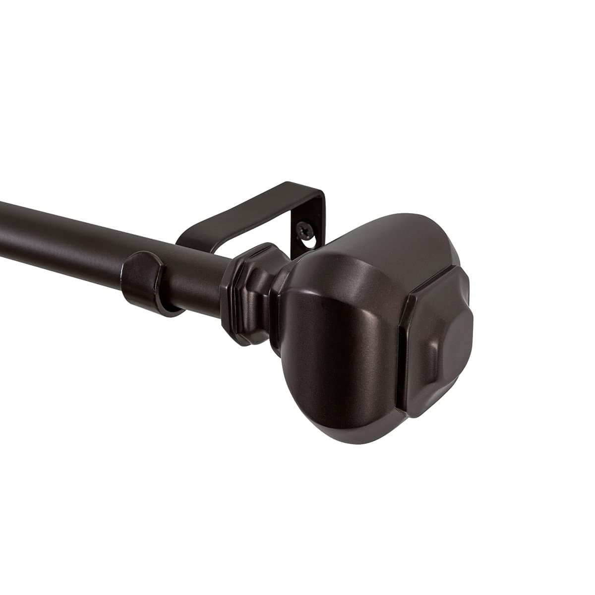 UTOPIA ALLEY Wall Mounted 3/4 Inch Curtain Rod - Curtain Rods For Windows 86 to 120 Inch, Adjustable Drapery Rods, Oil rubbed bronze Bedroom Curtain Rods, Tapestry Poles (Oil rubbed bronze 86"-120")