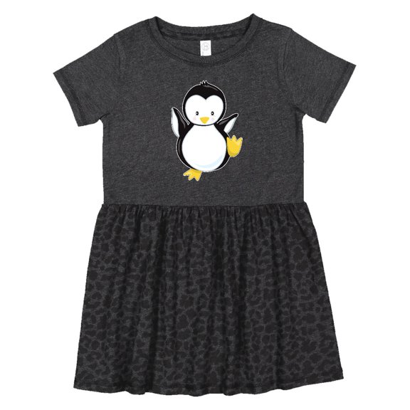 Inktastic Penguin Girls Toddler Dress