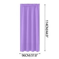 thumbnail image 3 of Bedroom Sound Insulation Curtains Heat Insulation Energy Saving 135x160cm/53x63 Inches, Scandinavian Solid Colour Silk Curtain Panel for Kitchen Home, 3 of 3