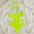 thumbnail image 5 of Sngxgn Women Swimsuit Tummy Control Bathing Suits(Yellow,S), 5 of 9