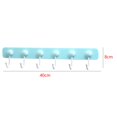 thumbnail image 4 of Rotatable Wall Mounted Adhesive Hook Plastic Coat Towel Hats Keys Scarf Hanging Rack Home Storage Hanger, 4 of 4
