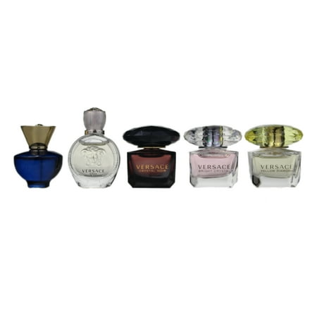 Versace Mini Perfume Gift Set for Women, 5 Pieces