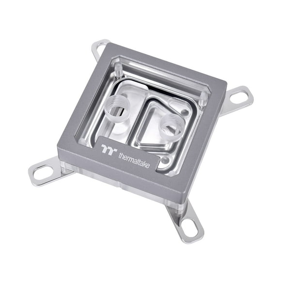 Thermaltake Pacific W9 CPU Bloc d'Eau, Compatible AM5/LGA1700, Inclut Thermaltake TG-60 Graisse Thermique en Métal, CL-W348-CU00TR-A Argent