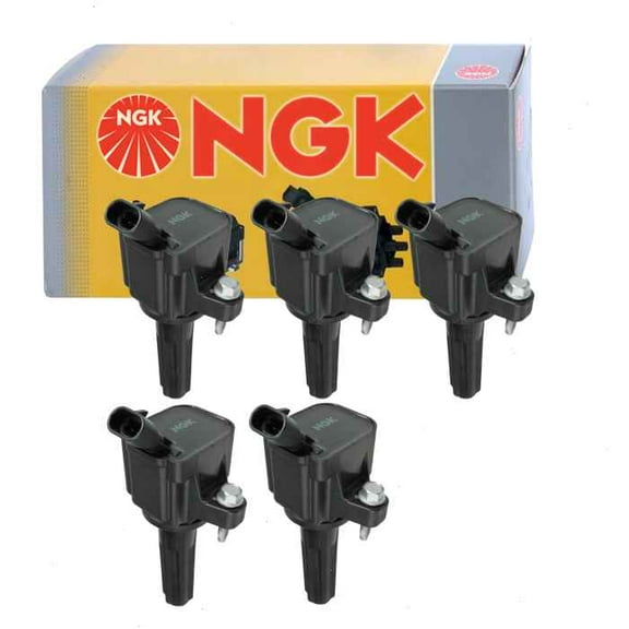5 pc NGK Ignition Coils compatible with GMC Canyon 3.7L L5 2007-2012